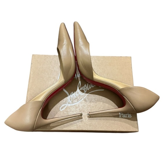 Christian Louboutin Beige Stiletto Heels size 41.5 - Picture 5 of 14